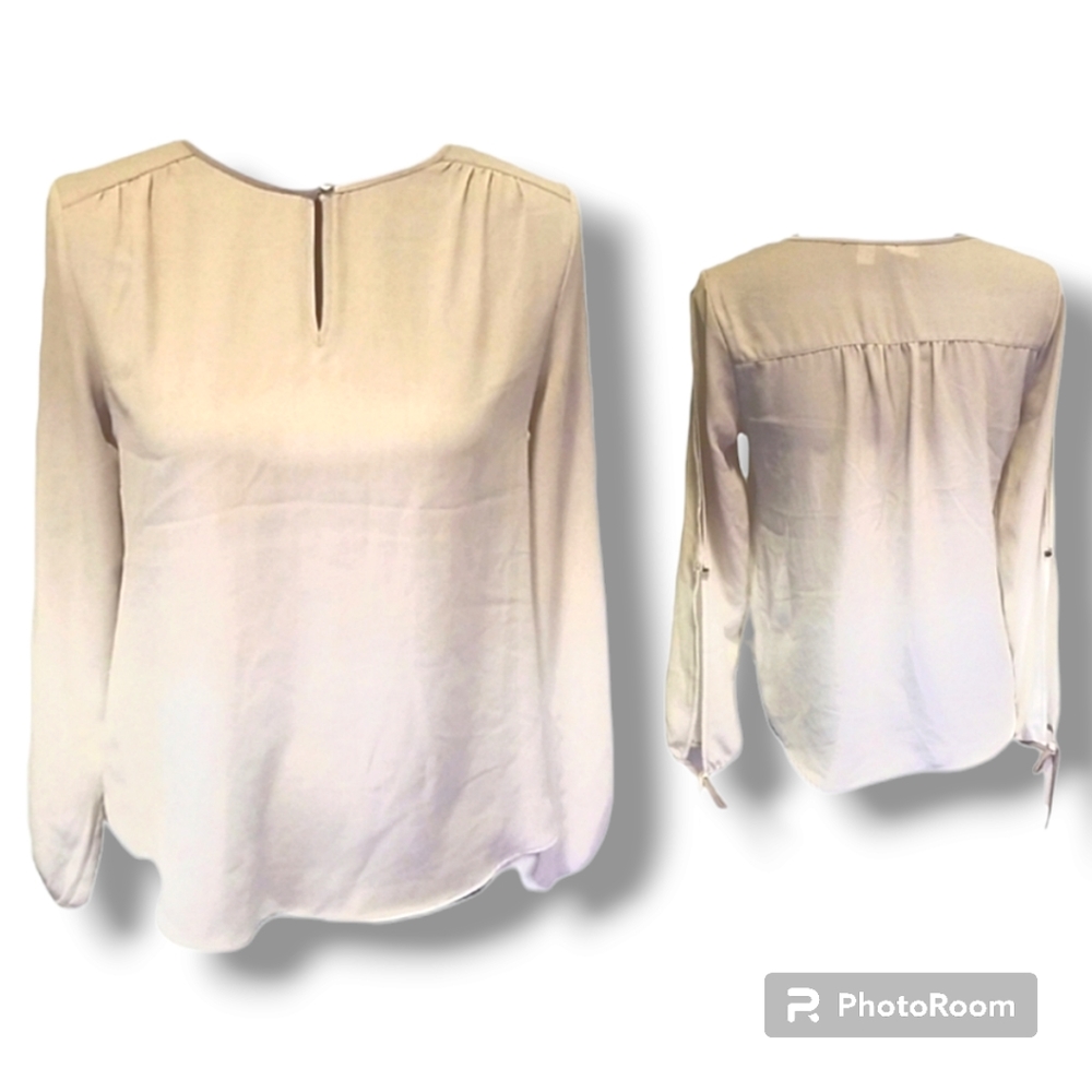 NWOT CATO Split Sleeve Keyhole Blouse Sz XS/S